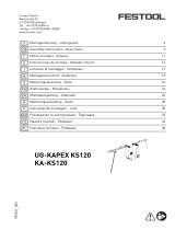 Festool KA-KS 120 Instrukcja obsługi