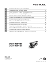 Festool ETS EC 150/3 EQ Instrukcja obsługi