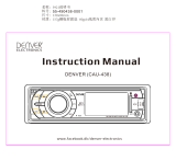 Denver CAU-439BT Instrukcja obsługi