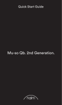 Naim Mu-so Qb. 2nd Generation. Instrukcja obsługi