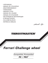 Thrustmaster Ferrari Challenge wheel PC and PS3 Instrukcja obsługi