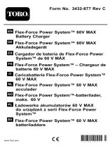 Toro Flex-Force Power System 60V MAX Battery Charger Instrukcja obsługi