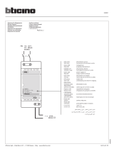 Bticino 346021 Instrukcja obsługi