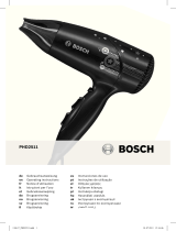 Bosch StarShine Dry&Style PHD2511B Instrukcja obsługi