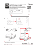 Optoma UHD51A Skrócona instrukcja obsługi