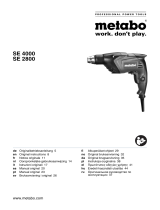 Metabo SE 4000 Instrukcja obsługi