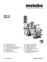 Metabo MAG 32 Instrukcja obsługi