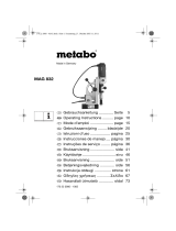 Metabo MAG 832 Instrukcja obsługi