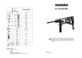 Metabo B 710 AC/DC Instrukcja obsługi