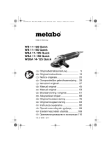 Metabo WEBA 14-125 Quick Instrukcja obsługi