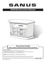 Sanus BFAV48 Instrukcja instalacji