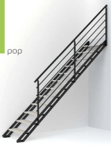 Castorama Escalier droit Pop avec rampe instrukcja
