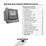 Mettler Toledo Transmitter M400/2XH Cond Ind Instrukcja obsługi
