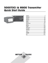 Mettler Toledo 5000TOCi Sensor Instrukcja obsługi