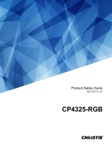 Christie CP4325-RGB Instrukcja obsługi