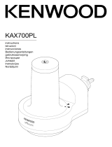 Kenwood KAX700PL Spiralizer Attachment Instrukcja obsługi