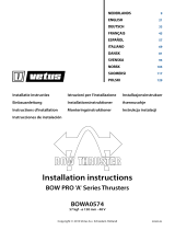 Vetus BOWA0574 Instrukcja instalacji