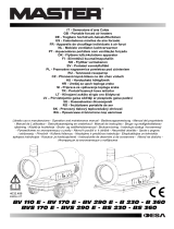 Master BV 110-290 E BVS 170-290 BS 230-360 Instrukcja obsługi