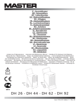 Master DH 26 44 62 92 Instrukcja obsługi