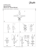 Danfoss Shut-off valves SVA-S 6-10 - 65 bar (942 psi) Instrukcja instalacji