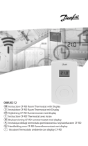 Danfoss CF-RD Room Thermostat Instrukcja instalacji