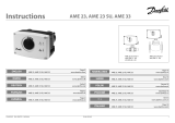 Danfoss AME 23/23 SU/33 Instrukcja obsługi