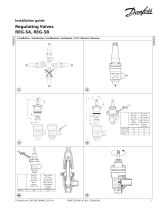 Danfoss Regulating Valves, REG-SA and REG-SB 10-65 Instrukcja instalacji