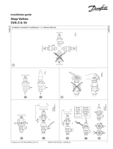 Danfoss Stop valves SVA-S 6-10 Instrukcja instalacji