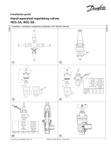 Danfoss REG-SA and REG-SB 10-65 Instrukcja instalacji