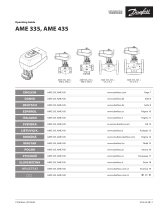 Danfoss AME 335, AME 435 Instrukcja obsługi