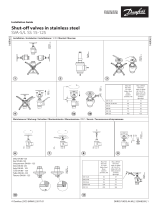 Danfoss Stop valves in stainless steel SVA-S/L SS 15-125 Instrukcja instalacji