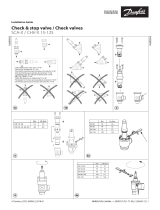 Danfoss Check & stop valve and Check valves SCA-X and CHV-X 15-125 Instrukcja instalacji