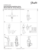 Danfoss REG-SA and REG-SB 10-65 - 65bar (942 psi) Instrukcja instalacji