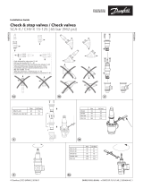 Danfoss Check & stop valves and Check valves SCA-X and CHV-X 15-125 (65 bar) Instrukcja instalacji