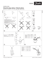 Danfoss Check & stop valves and Check valves SCA-X and CHV-X 15-125 (65 bar) Instrukcja instalacji