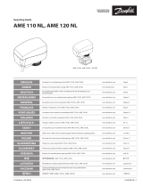 Danfoss AME 110 NL / AME 120 NL Instrukcja obsługi