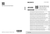 Sony α 6100 Skrócona instrukcja obsługi