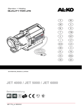 AL-KO Garden Pump Jet 6000/5 Premium Instrukcja obsługi