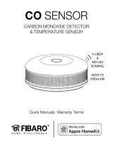 Fibaro Carbon Monoxide Detector Instrukcja obsługi