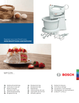 Bosch MFQ3561W/04 Instrukcja instalacji