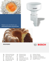 Bosch MUZ4GM3(00) Instrukcja obsługi