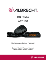 Albrecht AE 6110, Mini-CB Funk Instrukcja obsługi