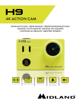 Midland H9 WIFI Action Kamera, Ultra HD 4K Instrukcja obsługi