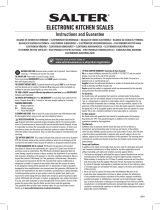 Salter 1089 BKWHDR Instrukcja obsługi