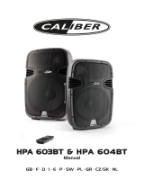 Caliber HPA 603BT Instrukcja obsługi