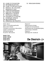 De Dietrich DHD770X1 Instrukcja obsługi