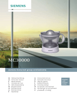 Siemens MC30000 Instrukcja obsługi