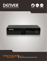 Denver DVB-T2H264 - DTB-133 settop box Instrukcja obsługi