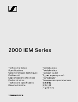 Sennheiser EK 2000 IEM Instrukcja obsługi