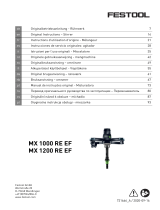 Festool MX 1200/2 RE EF HS3R Instrukcja obsługi